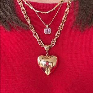 Park Lane Gold Heart Necklace Set